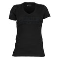 Women's Blackout Beautiful Badass V-Neck - Black