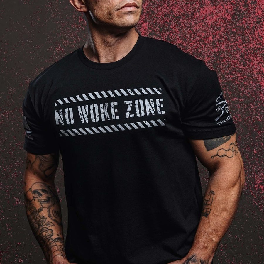 No Woke Zone T-Shirt - Black