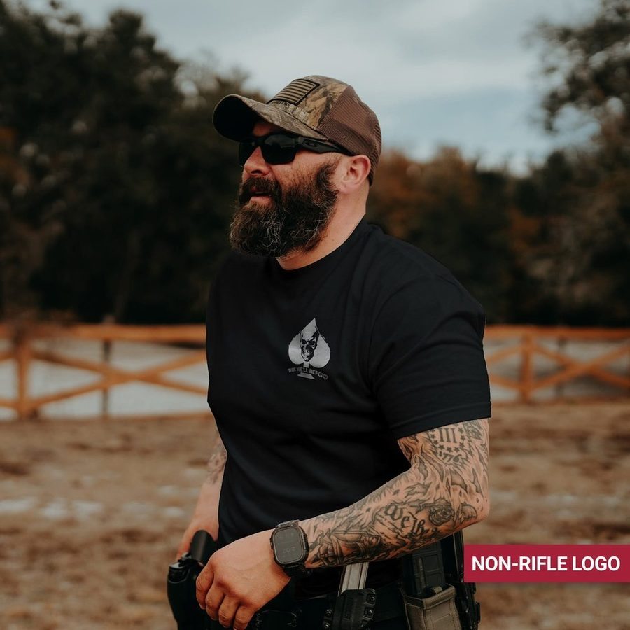 Death Dealer Non-Rifle Logo T-Shirt - Black
