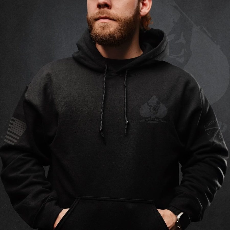 Blackout Death Dealer Hoodie - Black