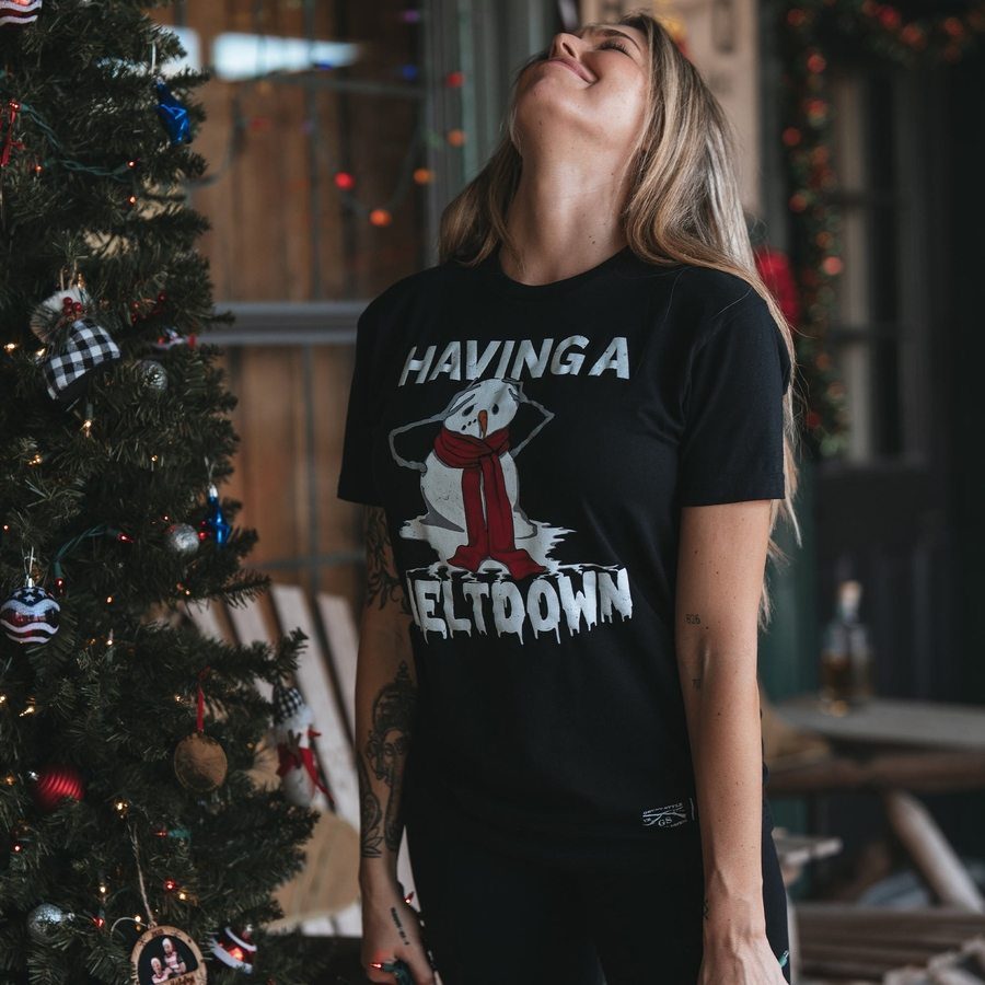 Women's Meltdown Boyfriend Fit T-Shirt - Black