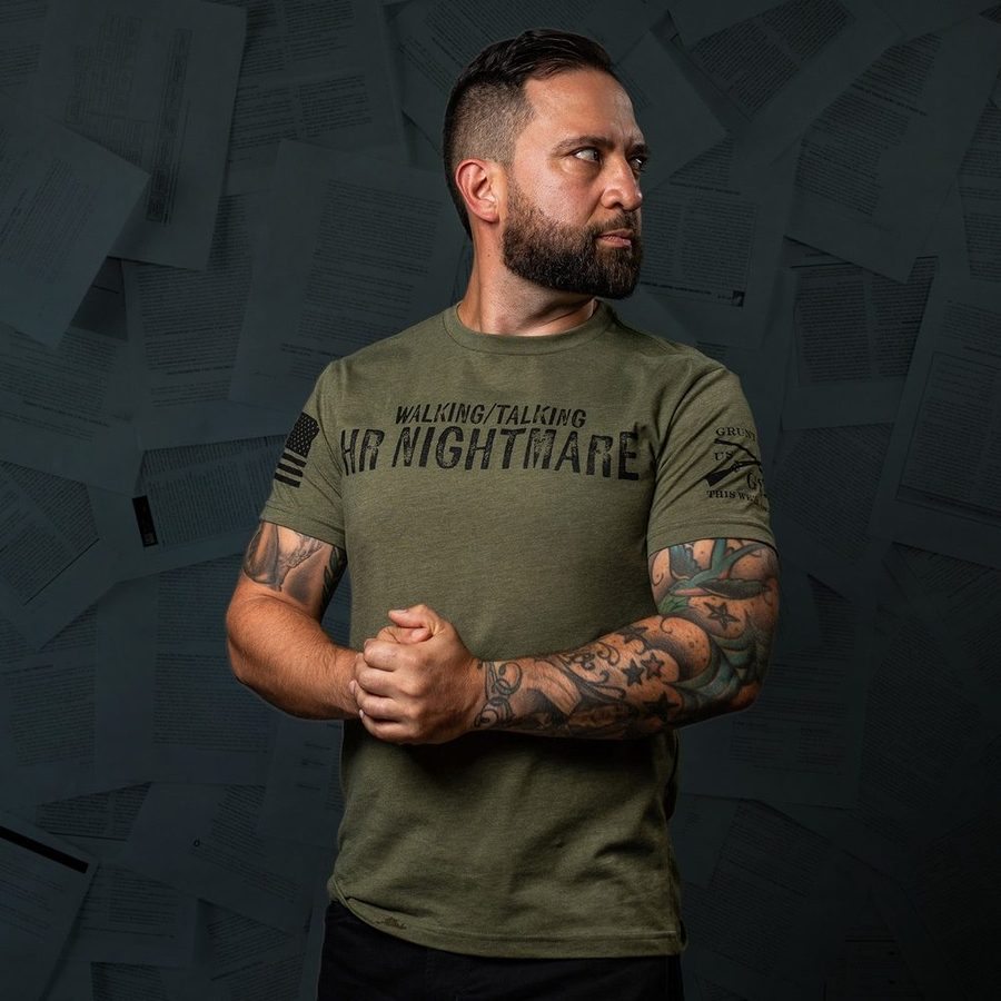HR Nightmare T-Shirt - Military Green
