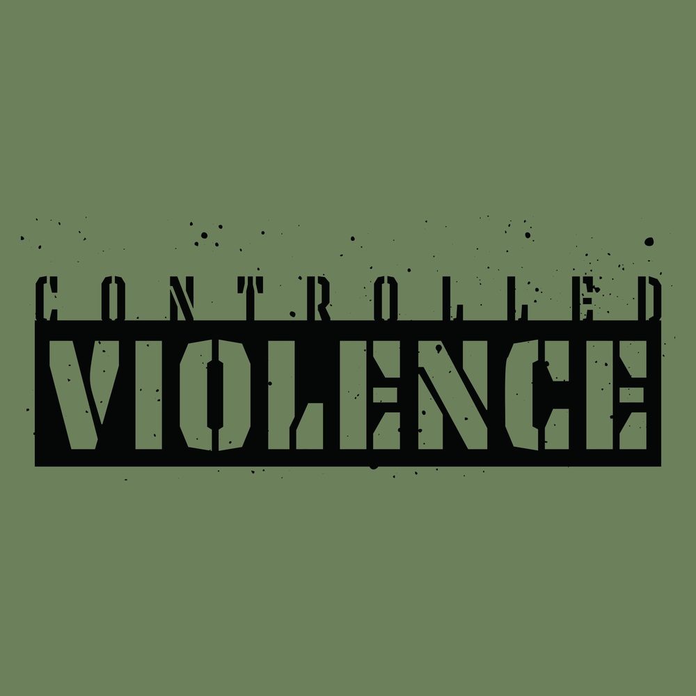 Controlled Violence Hoodie - Military Green