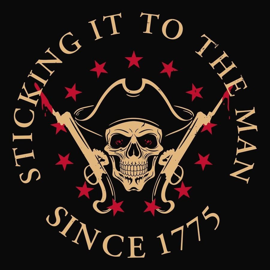 Sticking It To The Man Hoodie - Black