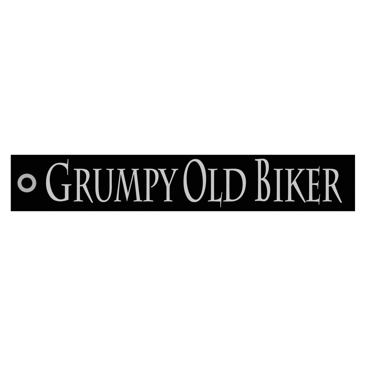 Grumpy Old Biker Flight Keychain