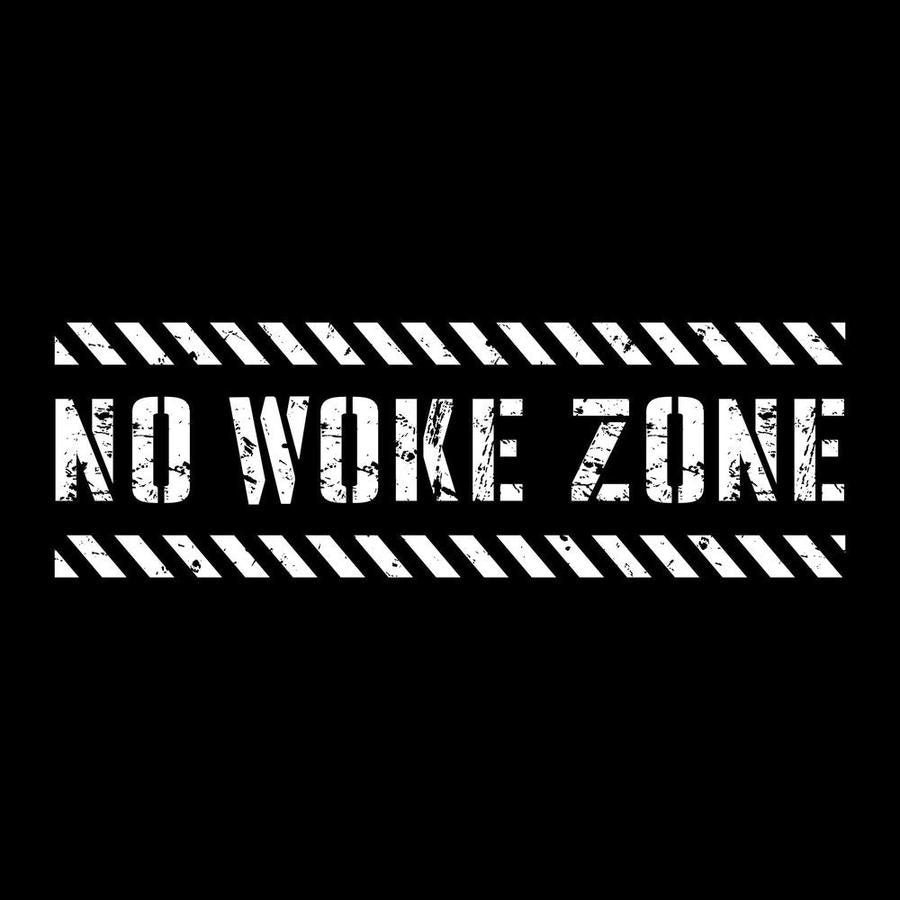 No Woke Zone T-Shirt - Black