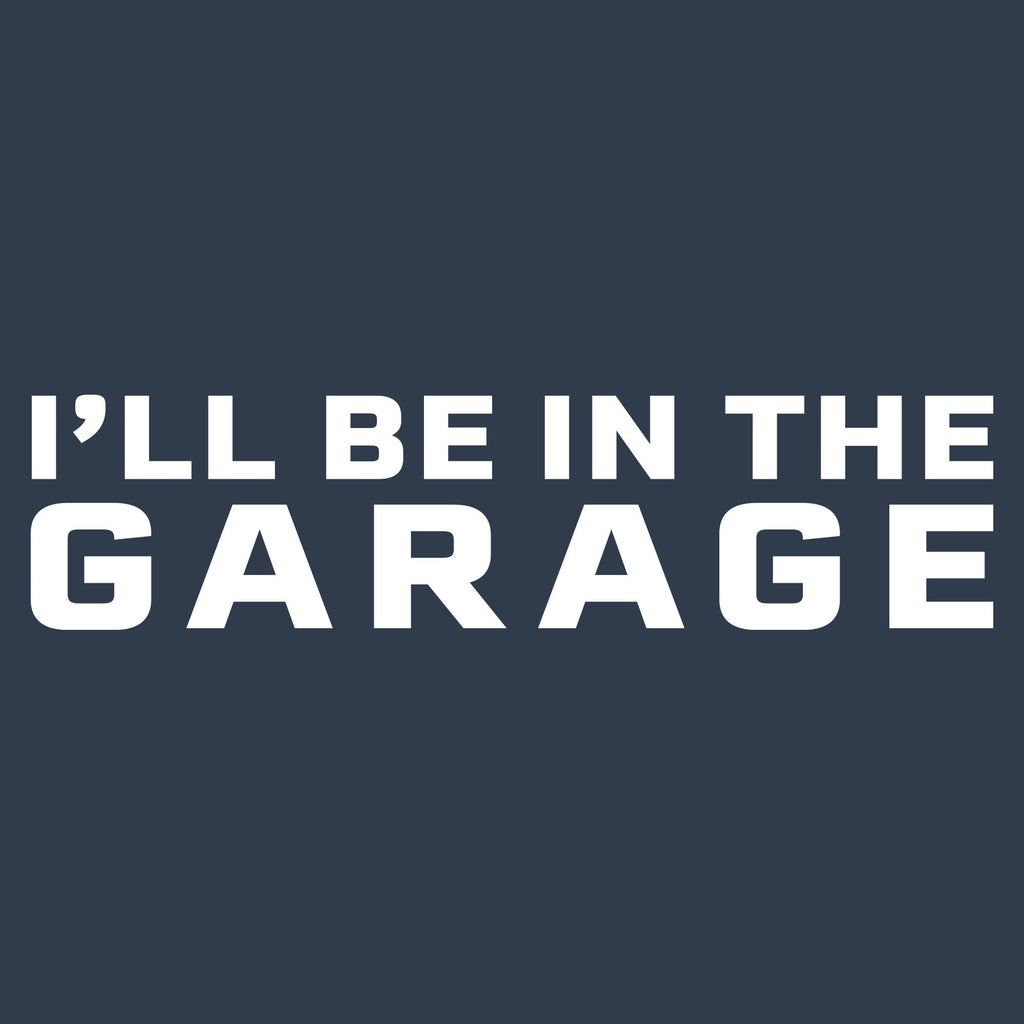 I'll Be In The Garage Non-Rifle Logo T-Shirt - Midnight Navy