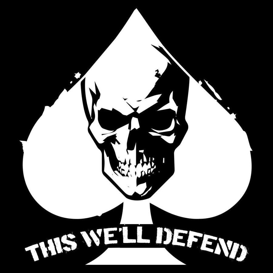 Death Dealer Non-Rifle Logo T-Shirt - Black
