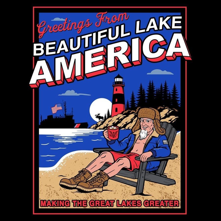 Lake America T-Shirt - Black