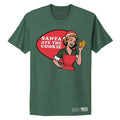 Women's Cookie Boyfriend Fit T-Shirt - Heather Forest Green